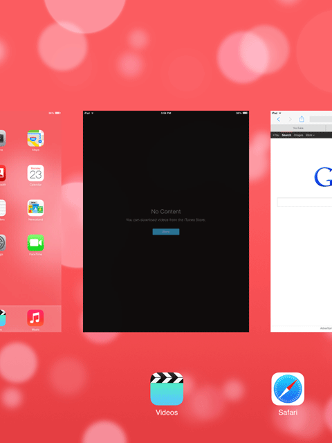 iOS 7 Multi Tasking